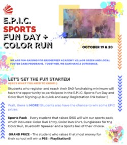 E.P.I.C. Sports Fun Day & Color Run